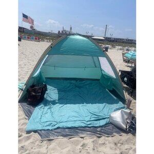 Beach Tent, Beach Shade Tent for 3 Person with UPF 50+ UV Protection